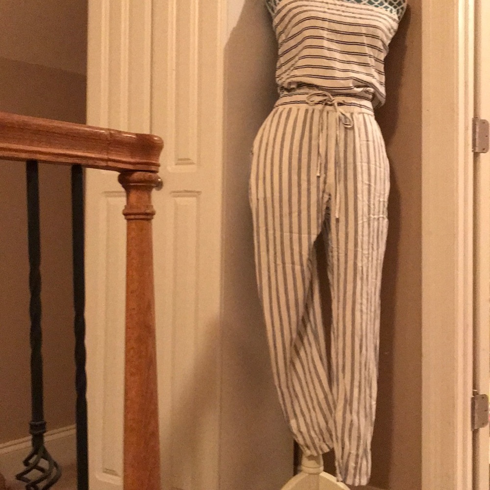 Forever 21 Life in Progress Strapless Jumpsuit